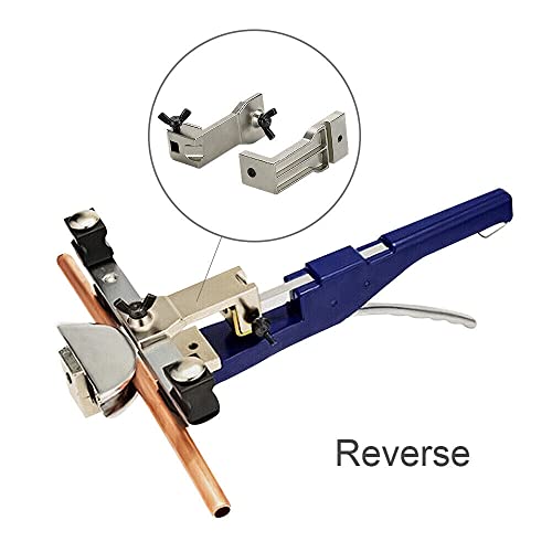 Pipe Bender Ratchet Tube Bender w/Tube Cutter & Deburring Tool, HVAC