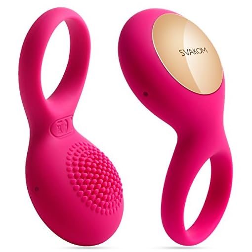 SVAKOM-Tyler-Sex-Toy-Rechargeable-Powerful-Vibrating-Penis-Rings-Cock-Rings-for-CouplesPlum-Red