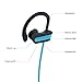 Sports Headphones, Otium Bluetooth Wireless Earbuds in-Ear Sweatproof with Mic - Blue