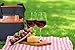 Vine & Dine Picnic Bag By Juggage - Carry Bag Of Wine or Wine Bottles Along With Your Food - Stylish Canvas Leather Insulated Cooler Bag - Wine Cooler For Wine Enthusiast - Perfect for Boxed Wine Bag