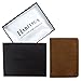 Habitoux Crazy Horse Genuine Cow Leather Passport Holder Travel Wallet Card Holder - RFID Blocking Bifold Wallet for Men and Women
