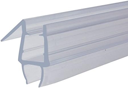 ROYO Frameless Shower Door Bottom Seal ,36-Inch Long, Vinyl, Clear ,for 5/16-Inch Glass