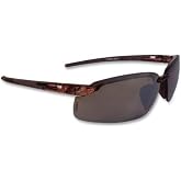 Radians 29117 Crossfire ES5 Safety Glass with Brown Frame, Standard, HD Brown Mirror (Pack of 12)