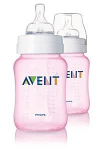 avent natural 260ml feeding bottle 2pk