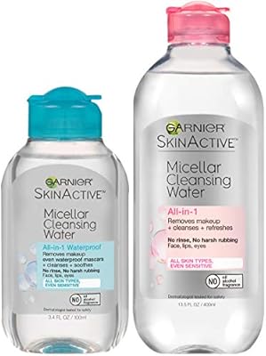 garnier micellar water types