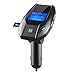 FM Transmitter, Ronxs Bluetooth FM Transmitter Wireless In-Car Radio Kit Adapter W 2 USB Charger Ports and TF Card Slot Support USB Flash Drive and Micro SD Card (Tomight Version)