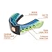 Shock Doctor Gel Max Power Mouth Guard Sports, #1 Sports Mouthguard for Football, Lacrosse, Basketball, Boxing, MMA, Jiu Jitsu, Includes Detachable Helmet Strap, Youth & Adult