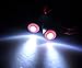 Red&White 10mm 2 Leds Angel Eyes LED Light Headlights/Taillight for 1/10 RC Crawler Truck Car