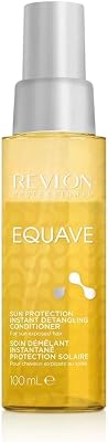 Revlon professional equave condicionador desembaraçante bifásico profissional para cabelos expostos ao sol, proteção uv para cabelos, condicionador sem enxágue, 100ml