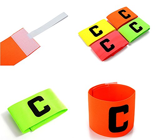 image for Wrzbest Captain's Armband Soccer Football Rugby Captain Armbands for Y