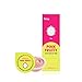 Half Moon Eyes Pink Fruity Wash Off Mask 3.5oz Pore Tightening Sebum Removal Pore Care Before Makeup Mask Pack (pack of 10