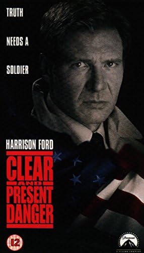 Amazon Clear And Present Danger VHS Harrison Ford Willem Dafoe 