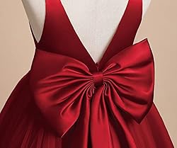 Nileafes Flower Girls Maxi Dress Bridesmaid Wedding