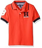 Tommy Hilfiger Little Boys' Matt Polo, Holly Red, 5