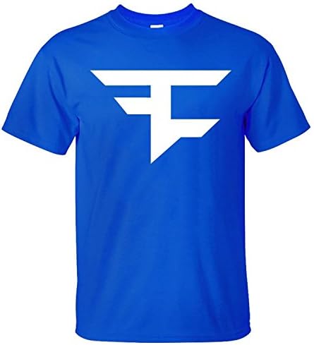 XIXU Faze Clan Logo Men Custom T Shirt blue S