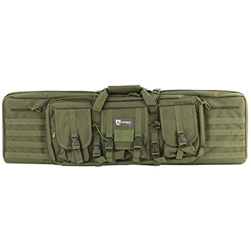Drago Gear Double Gun Case, Green, 42-Inch
