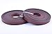 KONMAY 3 Meters 10.0x2.0mm Saddle Brown Soft Flat Real Cowhide Leather Cord/straps
