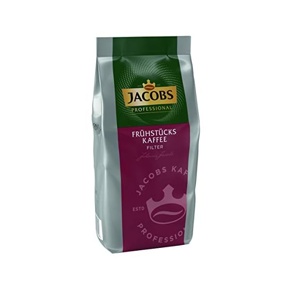 Jacobs Professional Frühstückskaffee Filterkaffee, 1kg gemahlener Kaffee aus Arabica & Robusta-Bohnen, Intensität 4/5… – Bild 3