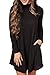 Mulisky Women's Crewneck Long Sleeve Big Pockect Knitted Casual Sweater Dresses