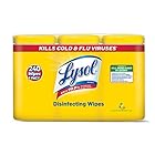 Lysol Disinfecting Wipes Value Pack, Lemon & Lime Blossom, 240 Wipes (3 Packs of 80 Wipes)