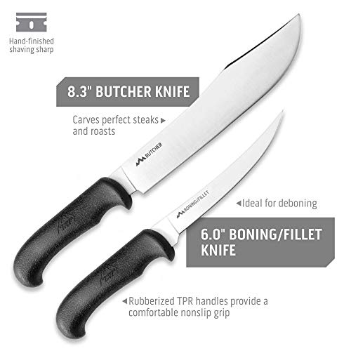 OUTDOOR EDGE Game Processor, 12Piece Hunting Knife Set, Field Dressing & Game Processing Kit