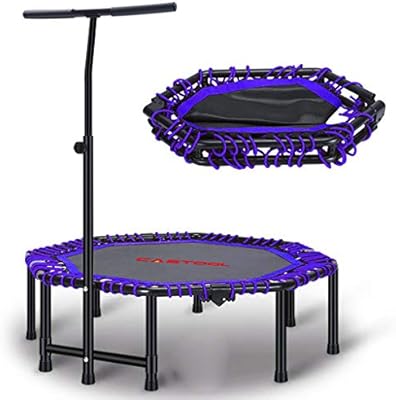 ترامبولين قابل للطي لتمارين اللياقة البدنية ألترا كويت 48 بوصة مع مقبض قابل للتعديل شريط مطاطي آمن لياقة داخلية تمارين منزلية للكبار Amazon Ae