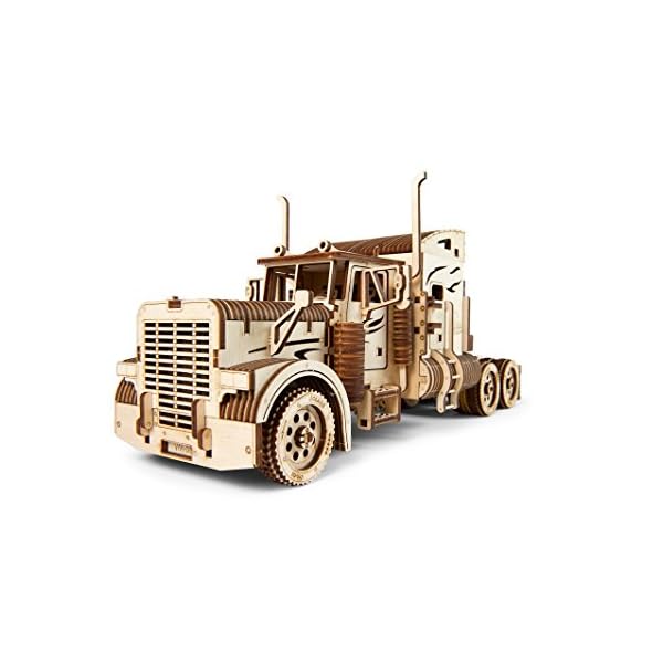 UGEARS Truck Modellbausatz - Schwerer LKW - DIY Holz Modell - Einzigartige Geschenkidee - VM-03 Lastkraftwagen mit…