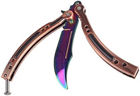 Enhanced Practice Training Tool with with Unsharpened Blade (rainbow) (rainbow sytle)