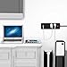 Witeem Surge Protector Power Strip with 10 Outlets & 4 USB Ports and 6ft Extension Cord Charging Station, Black