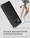Galaxy S8 Case, Clayco [Helios Series] Premium Hybrid Protective Case for Samsung Galaxy S8 (Black)