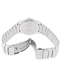 Bulova 96B149 de los hombres vestido tono de plata   negro textura Acero Inoxidable Reloj