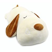 Vintoys Very Soft Dog Big Hugging Pillow Plush Puppy Stuffed Animals Brown 23.5"