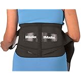 Mueller Adjustable Lumbar Back Brace, Black, Regular, 1-Count Package
