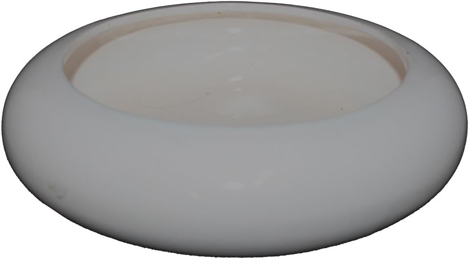 WHITE BAMBOO PLANTER POT