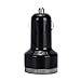 USB Car Charger.Adapter (12 / 24W)Quick Charge .Fit Iphone, Ipod, Ipad,Samsung and Other (Black)