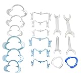 AZDENT Dental Intraoral Retractor Cheek and Lip Retractor Teeth Whitening Full Size Mouth Opener (18pcs/kit)