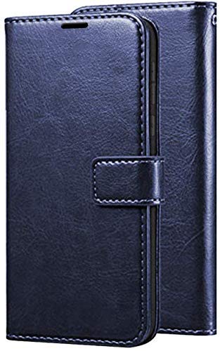 Pikkme Samsung Galaxy M21 Flip Cover Leather Wallet Case & Cover Shockproof TPU for Samsung Galaxy M21 (Blue)
