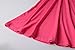 LARACE Women Short Sleeves Flare Tunic Tops for Leggings Flowy Shirt (1X, Rosepink)
