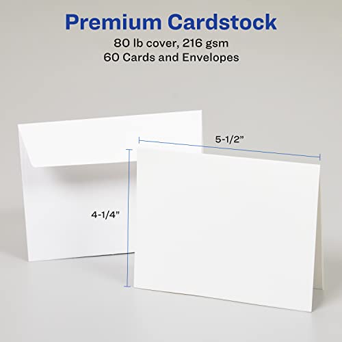 Avery Printable Note Cards Laser Printers 60 Cards And Envelopes 4 avery-printable-note-cards-laser-printers-60-cards-and-envelopes-4