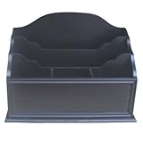 5 Section Desk Letter Holder Finish: Black
