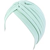 beauty YFJH Women's Cotton Turban Head Wrap Cancer Chemo Beanies Cap Headwear Cap Bonnet Hair Loss Hat