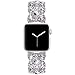 VIQIV Bling Bands for Compatible with Apple Watch 42mm 44mm 45mm 49mm Ultra Iwatch Series 9 8 7 6 5 4 3 2 1, Diamond Rhinestone Stainless Steel Metal Bracelet Wristband Strap for Women Silver