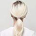 Hair Ties Elastics Bands Ponytail Holders with Cotton and Nylon Cloth Fabric with Thick Soft Stretch Seamless No Crease Damage and Pull for Women Accessories