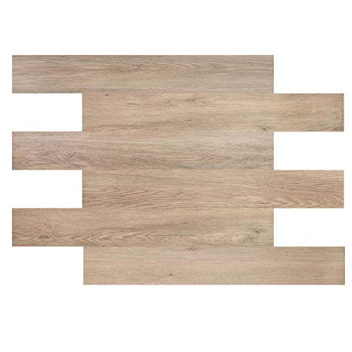 Diflart 23.6 sq.ft Luxury Vinyl Click Locking Plank Flooring 48x7 inch Lvt Flooring Waterproof Foam Back Rigid Core Wood Grain Finish Pack of 10 (Walnut Wood) - Thumbnail 3
