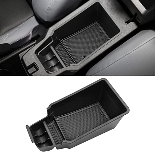 Center Console Organizer Tray For 2025 BMW X3 (G45) - Secondary Storage Box Insert For Armrest (ABS Material, Anti-Slip Mat)