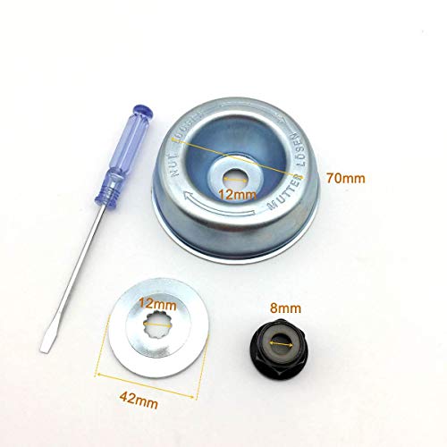 RayTour Replacement Blade Adapter Kit for STIHL String Trimmers Brush Cutter Maintenance Thrust Washer Rider Plate Collar Nut Screwdriver for Stihl Lawn Mower - Thumbnail 4