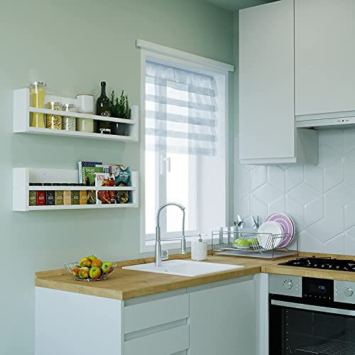 Brightmaison Polynez Floating Shelves for Wall & Book Storage for