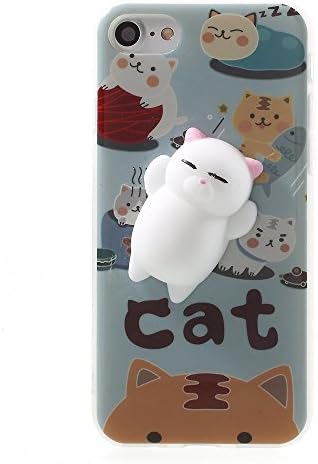 Galaxy J7 Prime Case,Galaxy On7 2016 Case,3D Poke Squishy Cat Seal Panda Polar Bear Squeeze Stretch Compress Stress Reduce Relax Soft Silicone Relief Case for Samsung Galaxy J7 Prime (Cat Tiger)