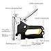 Upholstery Heavy Duty Staple Gun, Nail Gun,3 in 1 Staple/Brad Nail Gun, 3 Way Tacker Tool with 900 Staples for Fixing Material, Decoration, Carpentry, Furniture, Doors and Windows, Billboards