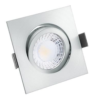 1x dimmbare, 25mm flache Aluminium LED Einbaustrahler | Extrem hell